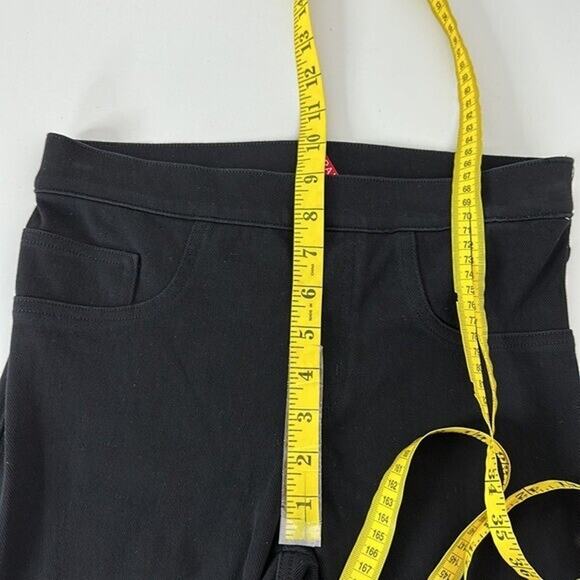 Spanx Perfect Pant Womens Small Black Slim Straight Pull on Stretch Pockets - Picture 12 of 15